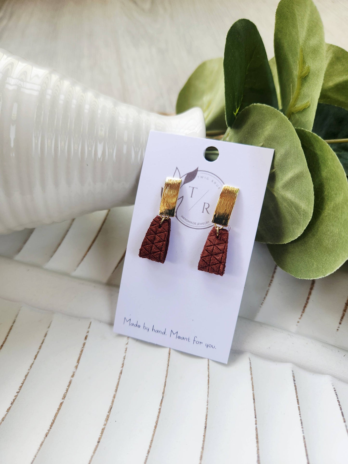 Margot| Genuine leather and gold