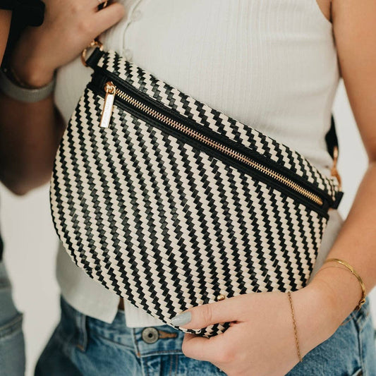 Diagonal Woven Westlyn Bum Bag