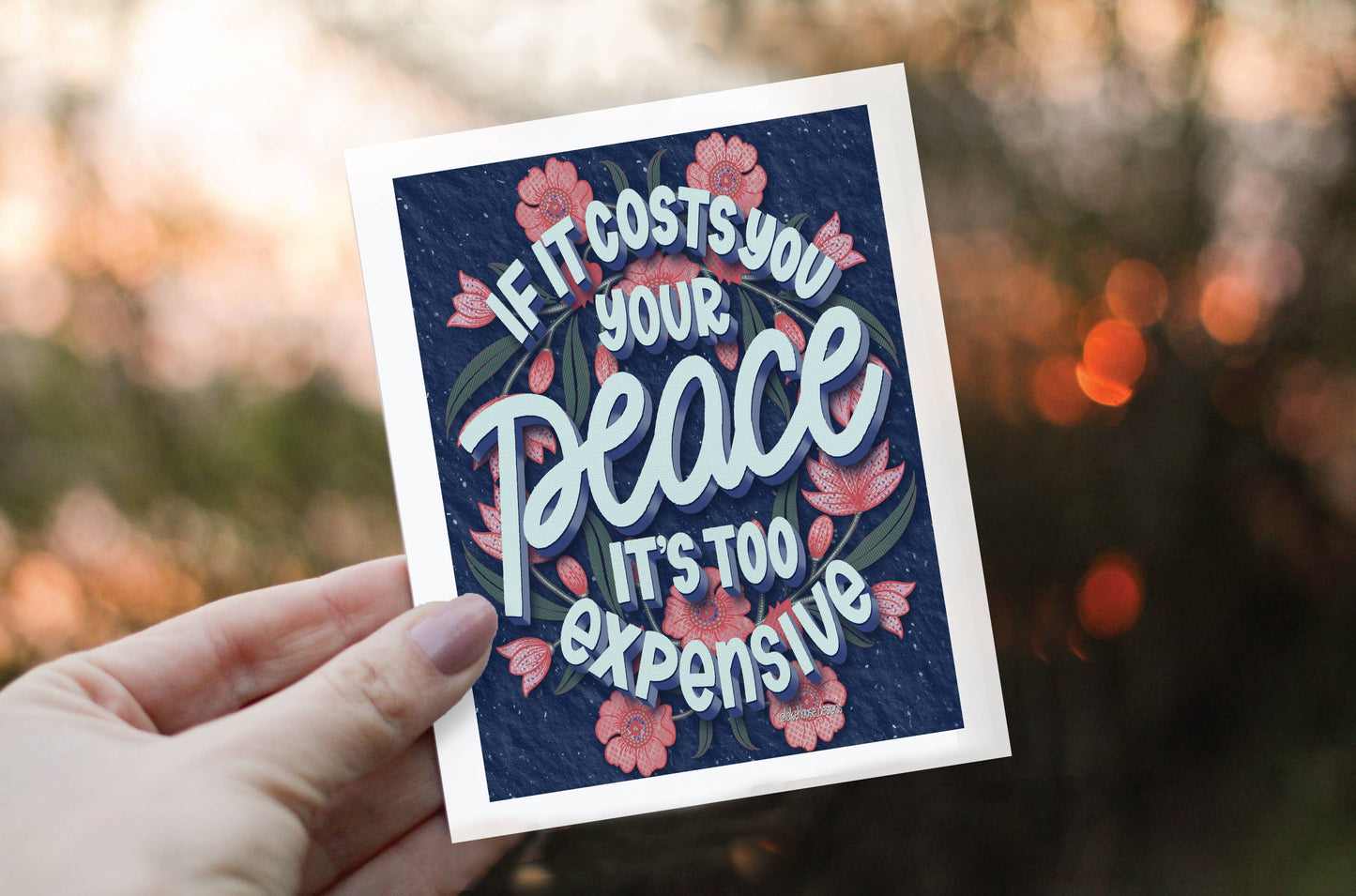 Greeting Card | If It Costs You Your Peace ... | LHD-GC-132