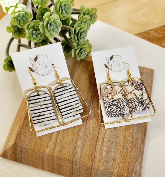 Chloe|  Black & White collection, leather and gold statement