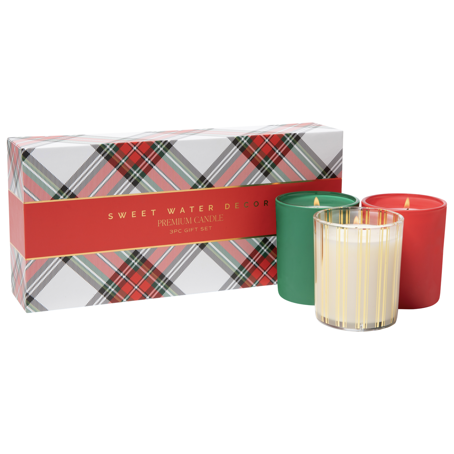 Christmas Candle Gift Box Set - Christmas Decor