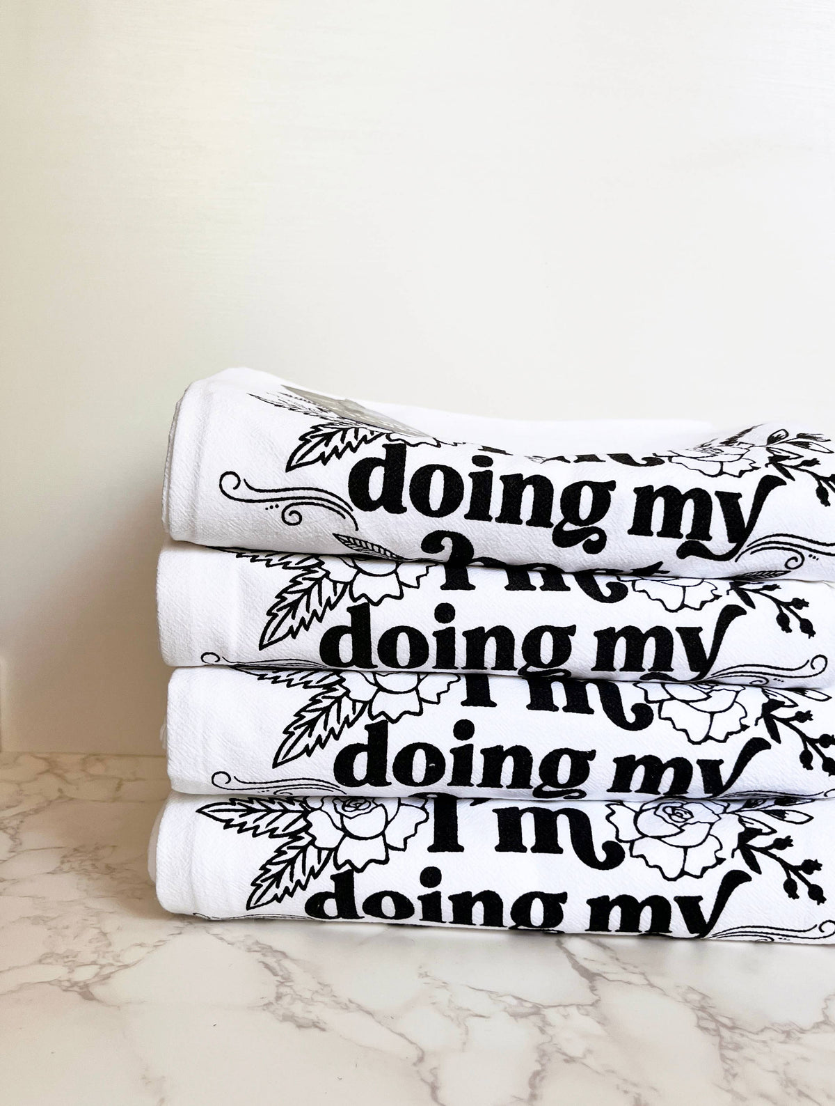 I'm Doing My Best Funny Kitchen Towel