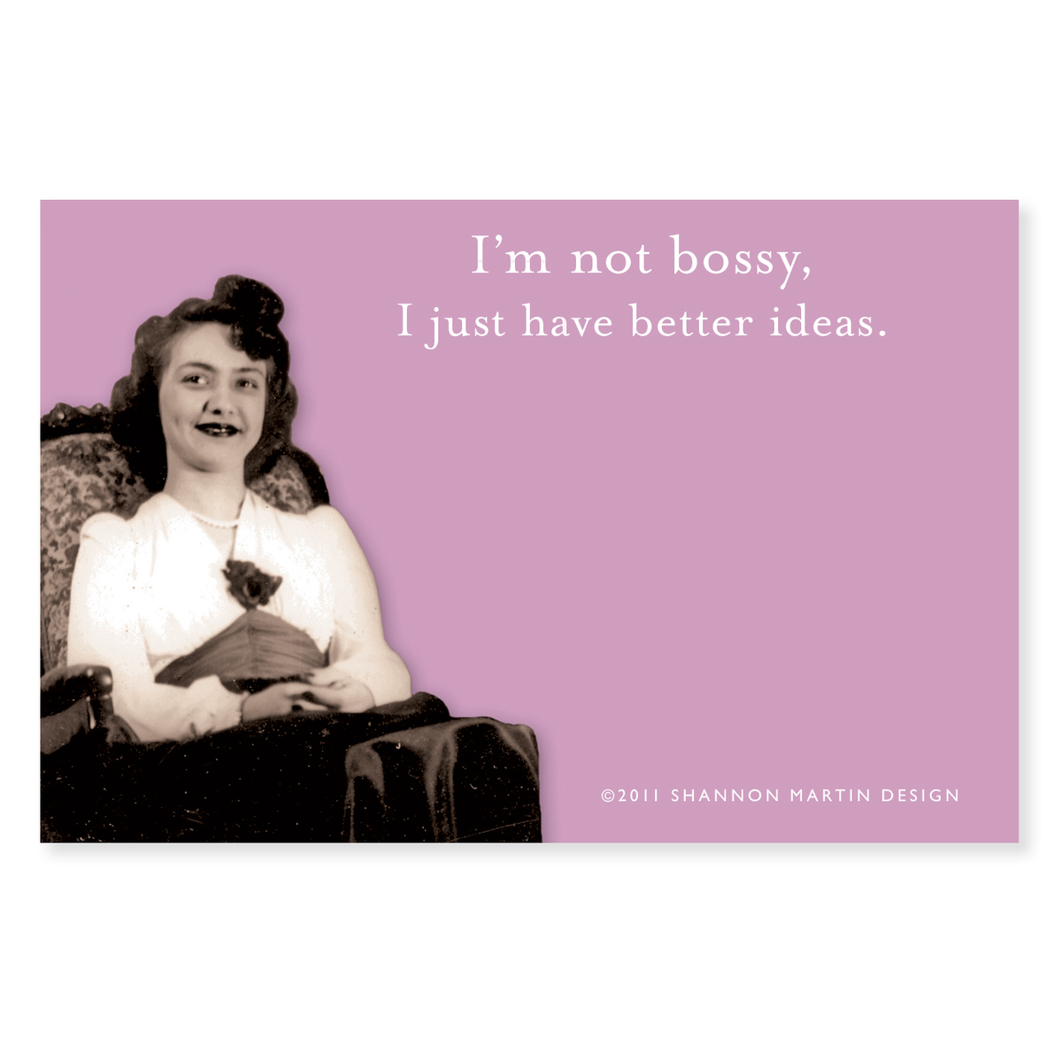 Not Bossy Sticky Note