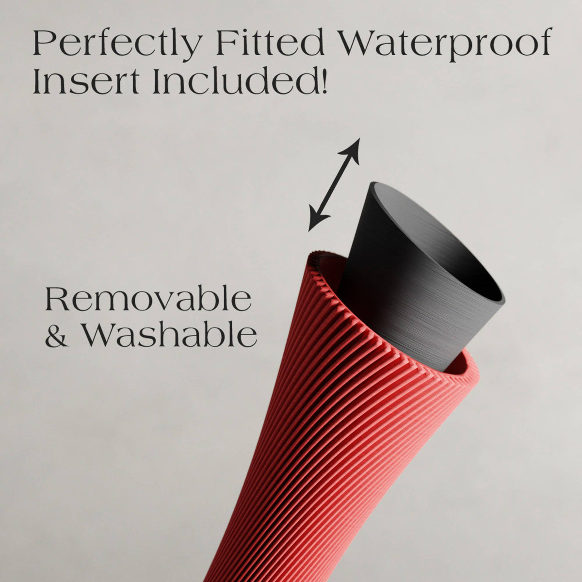 Modern Single Rose Vase | Red Collection