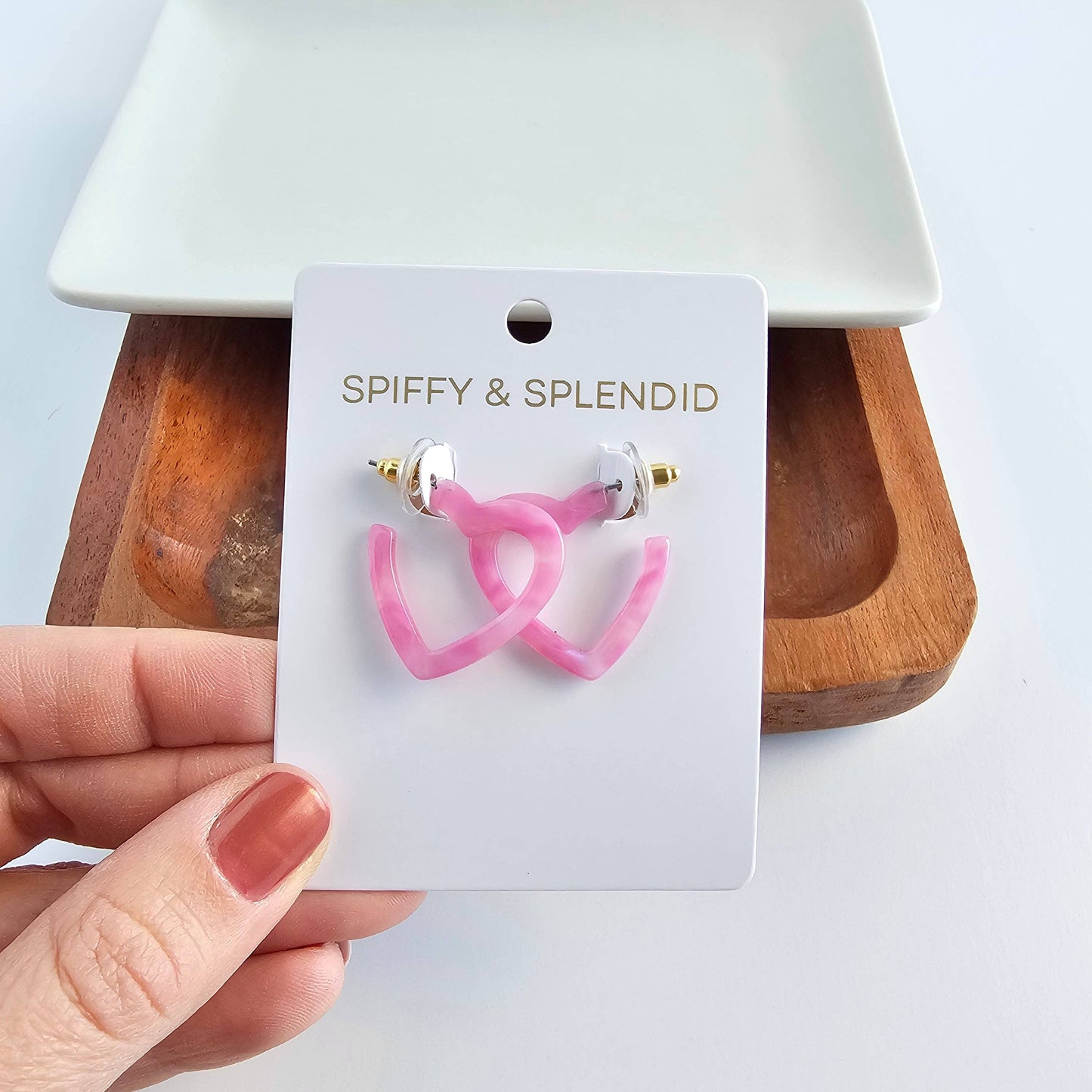 Mini Heart Hoops - Bubblegum Bliss // Valentine's Day