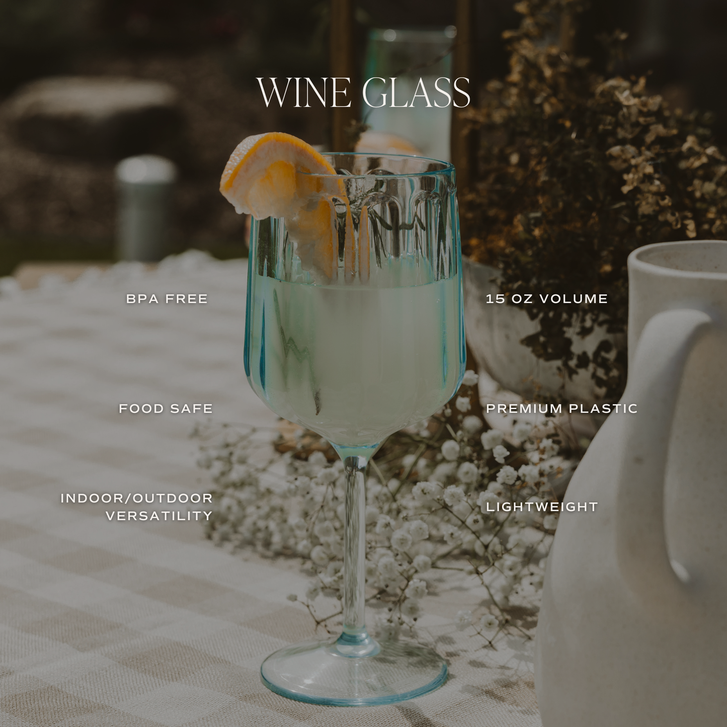 Cocktail Wine Glass - Home Decor & Drinkware