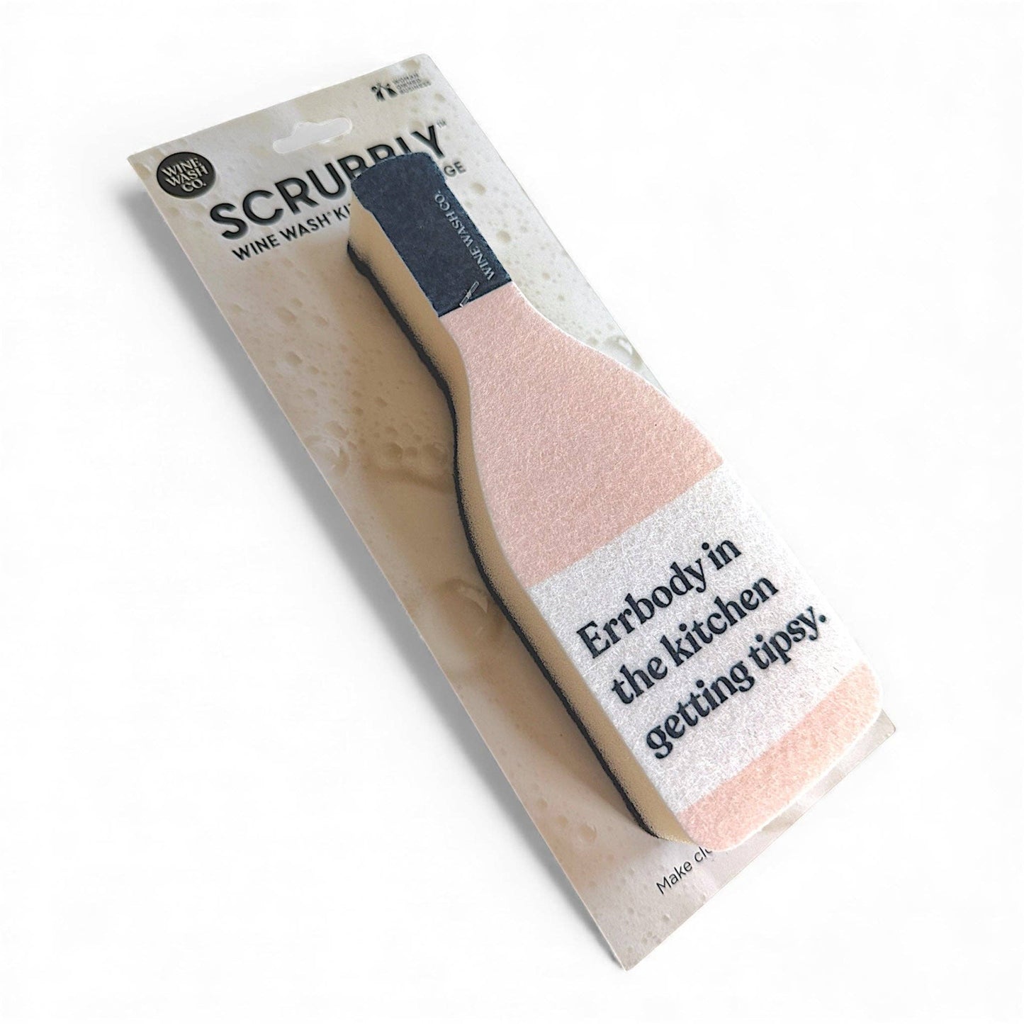 Scrubbly Wine Sponge - Errbody Getting Tipsy