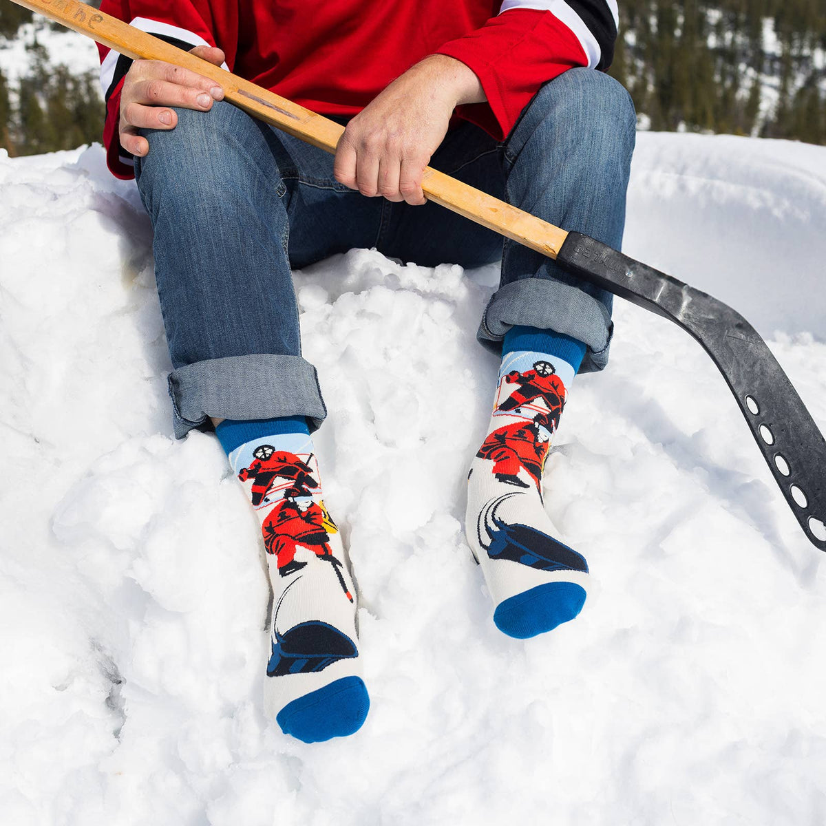 Zero Pucks Given Hockey Socks