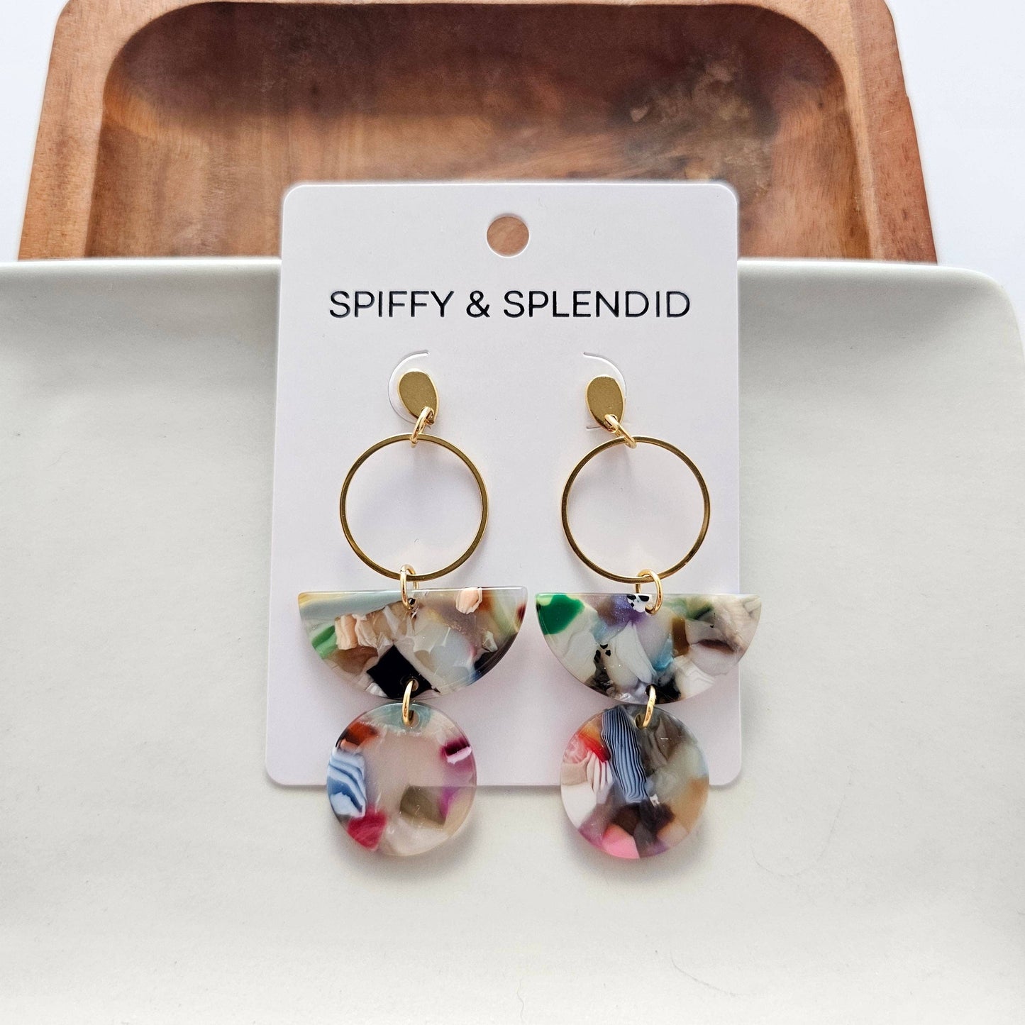 Wren Earrings - Multicolor // Jewelry, Gifts, Fall
