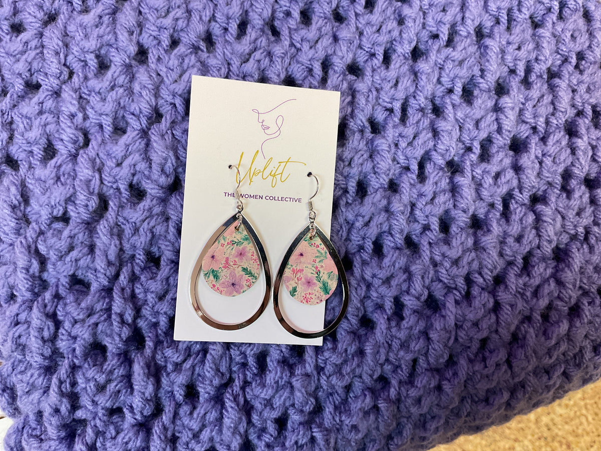 Uplift - Delilah Tear Drop Earrings (Silver)