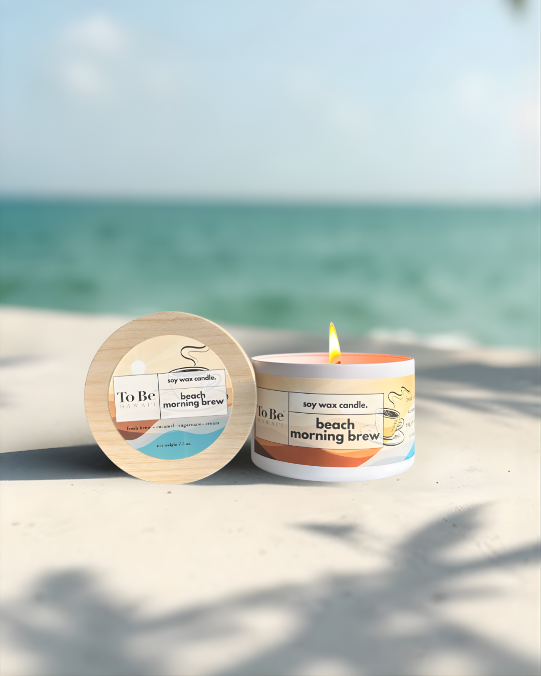 Beach Morning Brew Soy Wax Candle