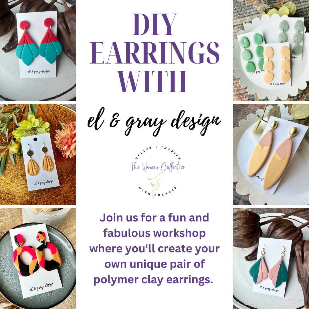 DIY Clay Earrings Workshop - April 16