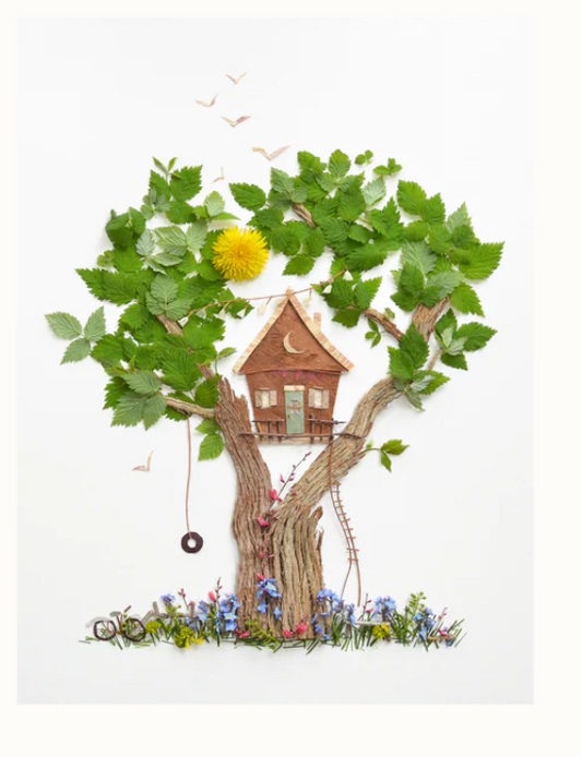 SisterGolden - Tree House Print