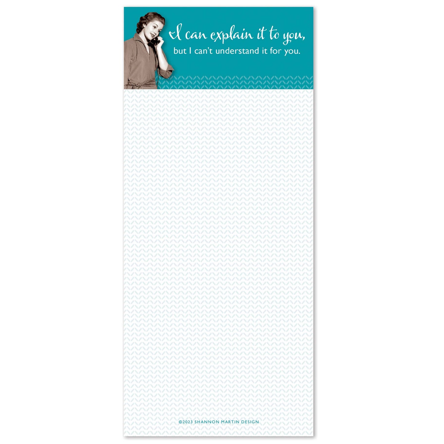Explain It To You Magnetic List Pad