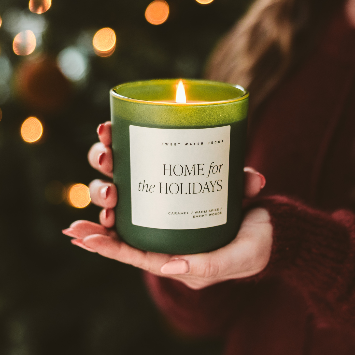 Home for the Holidays 15 oz Soy Candle, Matte Jar