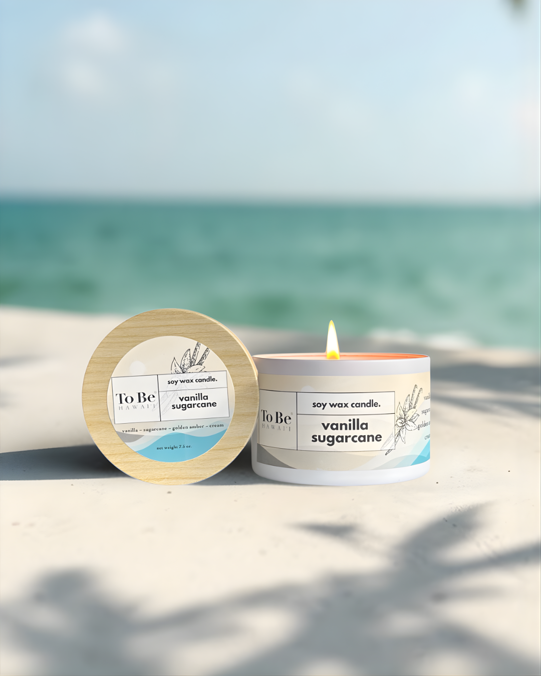 Vanilla Sugarcane Soy Wax Candle