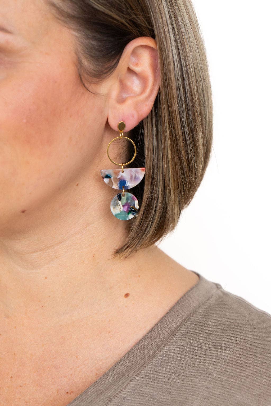 Wren Earrings - Multicolor // Jewelry, Gifts, Fall