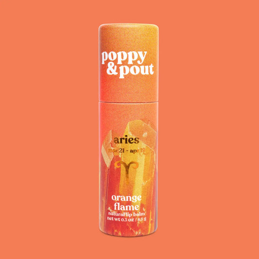 Lip Balm, Zodiac, Aries Orange Flame