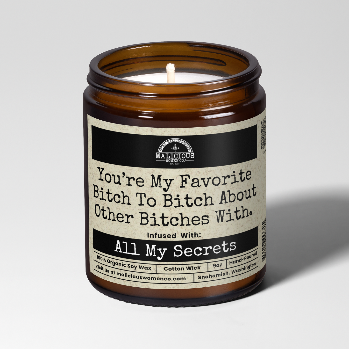 Bestie Bitching 9oz Candle by Malicious Women Co