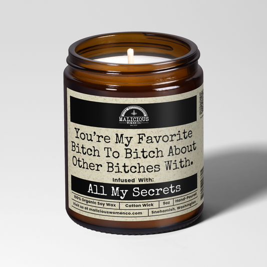 Bestie Bitching 9oz Candle by Malicious Women Co