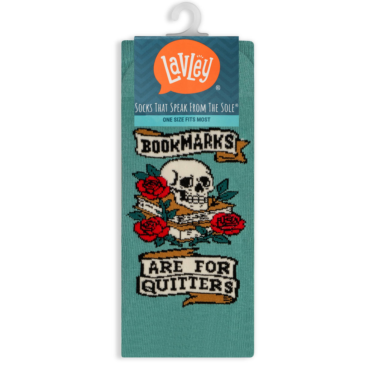 Bookmarks are for Quitters Book Socks Gift for Readers