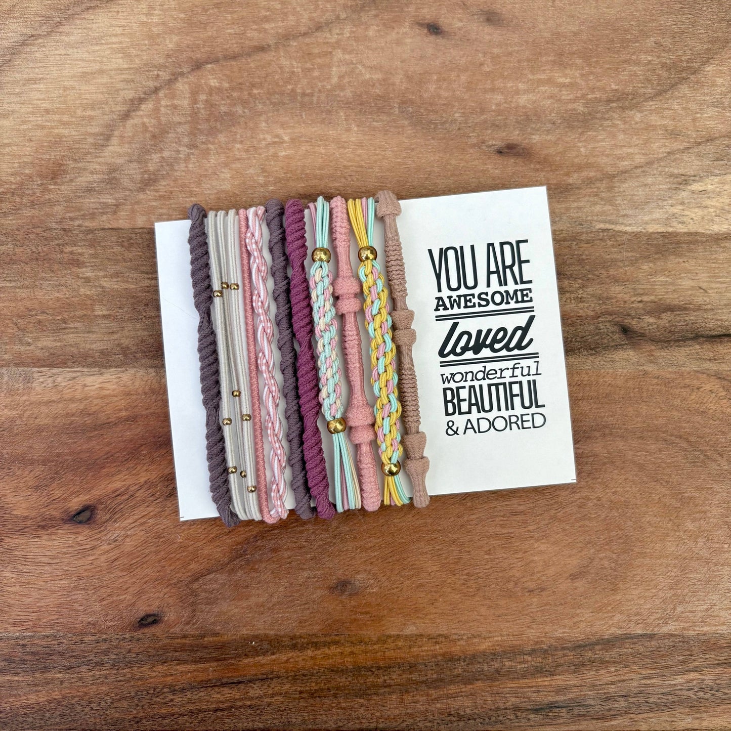 Boho Hair Ties | Pastels