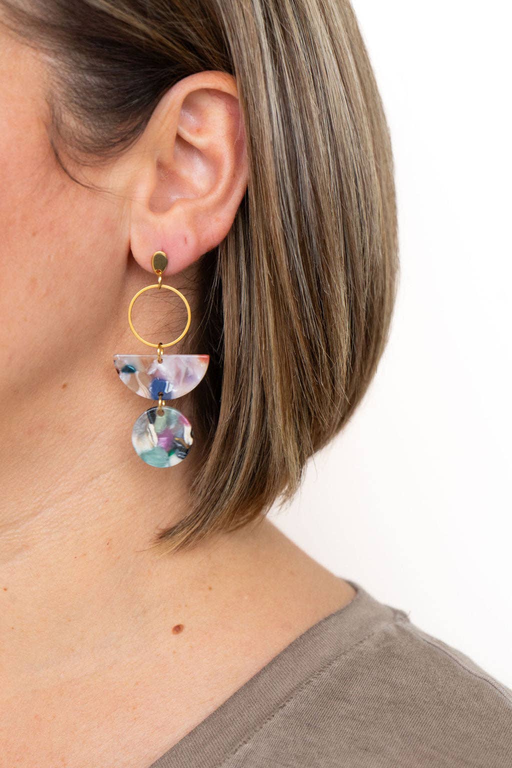 Wren Earrings - Multicolor // Jewelry, Gifts, Fall