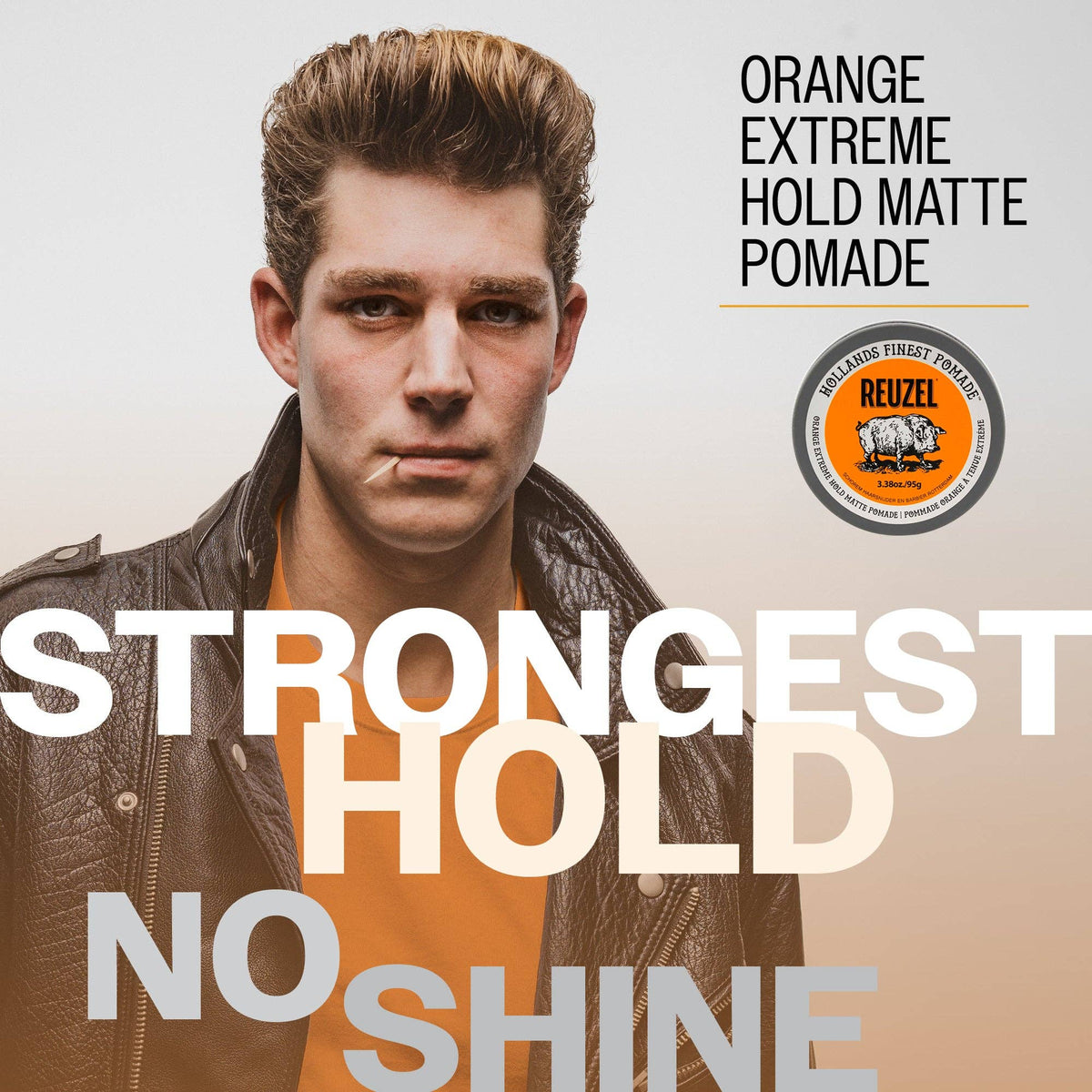 NEW Orange Extreme Hold Matte POM/AID