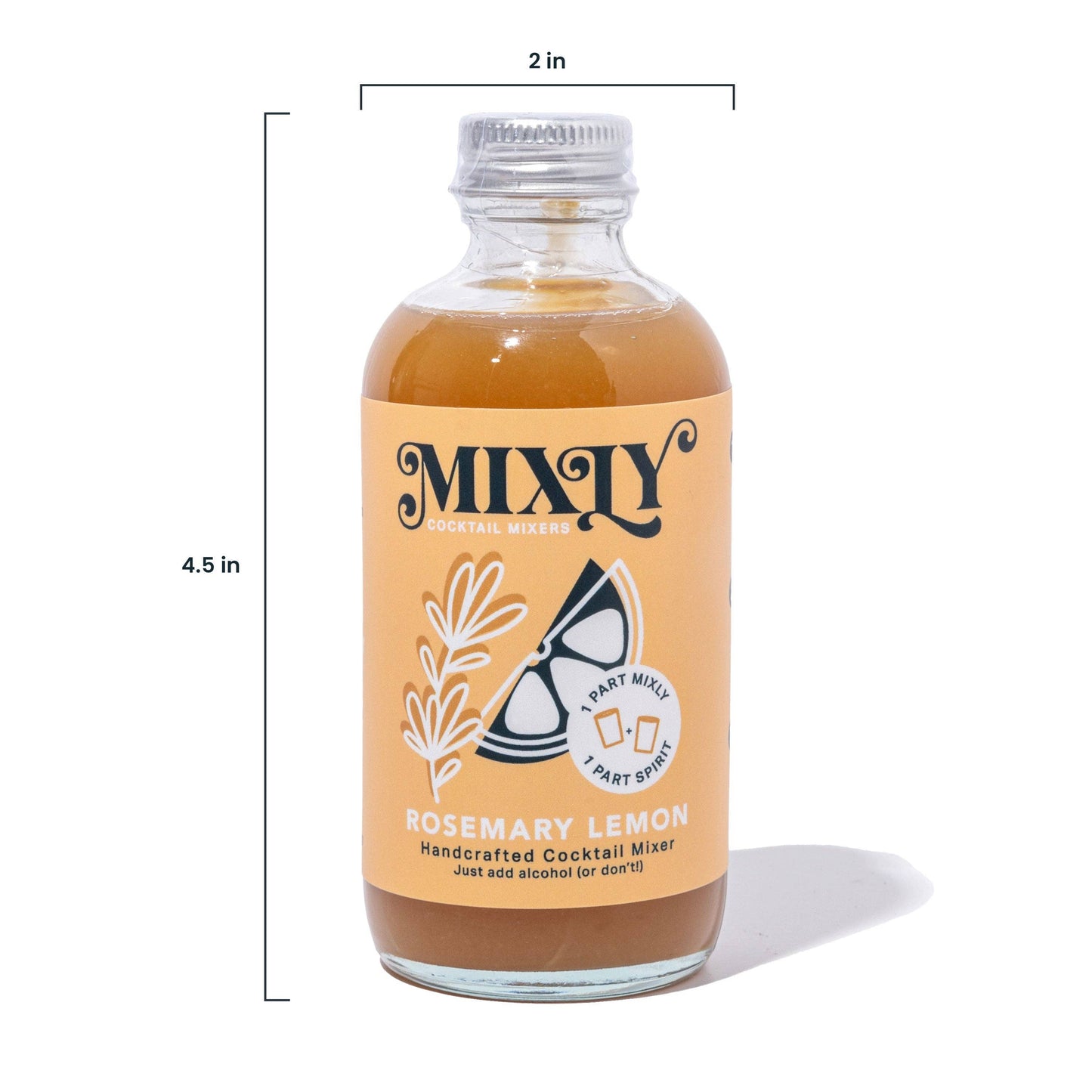 Rosemary Lemon 4oz - Cocktail / Mocktail Beverage Mixer