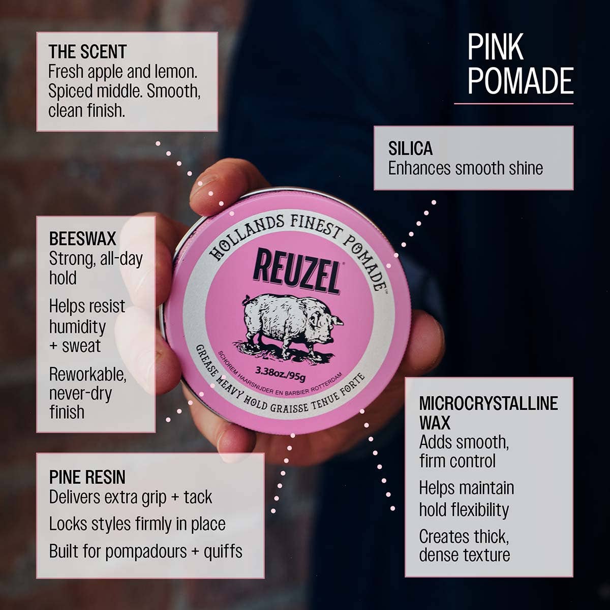 Pink Pomade Grease