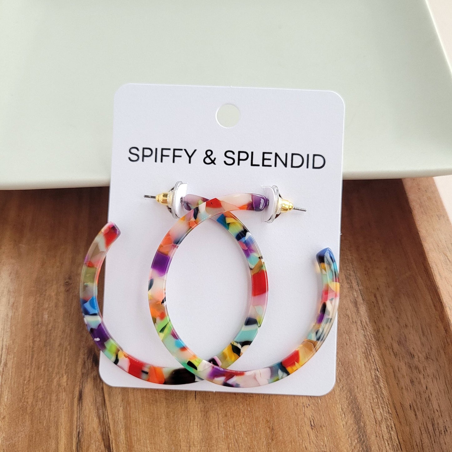 Cameron Hoops - Fiesta // Jewelry, Earrings, Gift, Best Seller