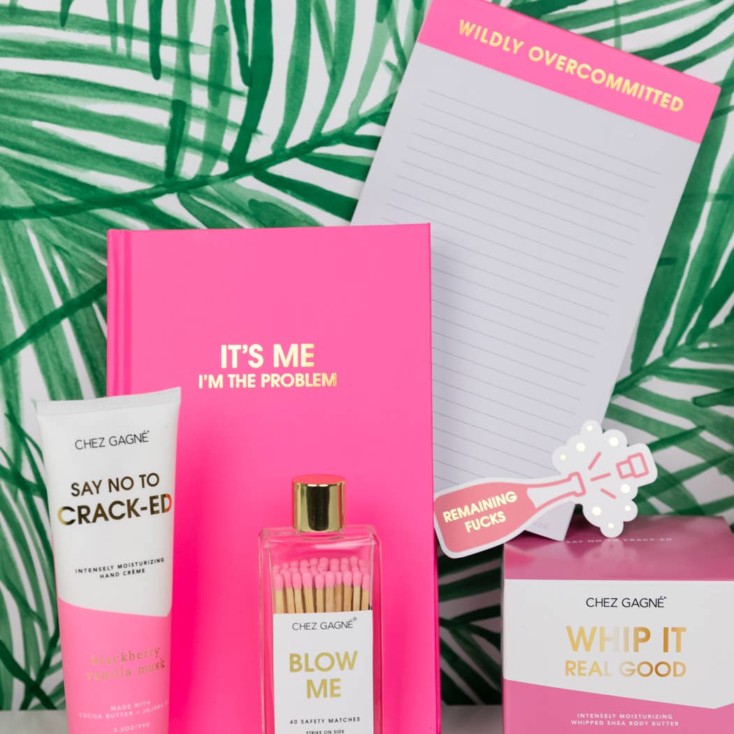 Blow Me - Glass Bottle Safety Matches - Pink