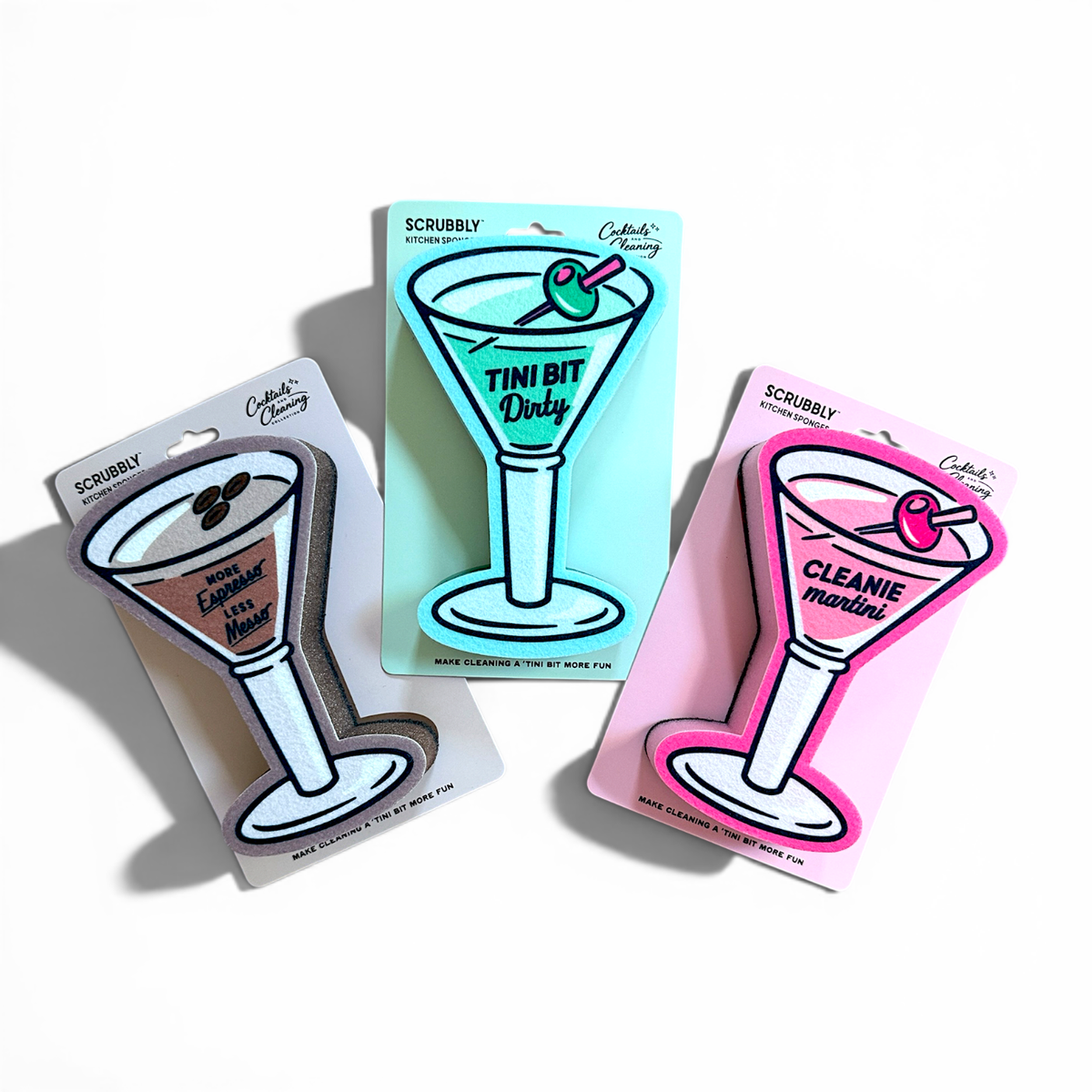 Martini Scrubbly Sponge - Cleanie