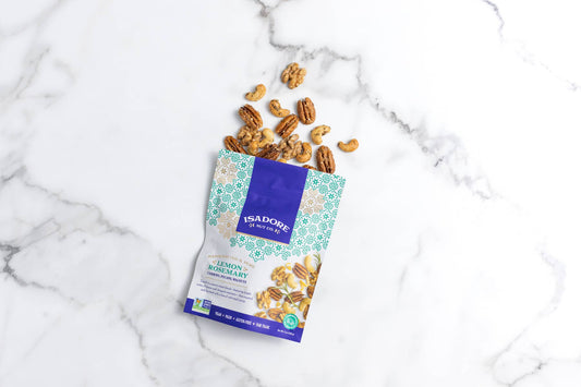 Lemon Rosemary: Cashews, Pecans, Walnuts- 1.75 oz- Non-GMO
