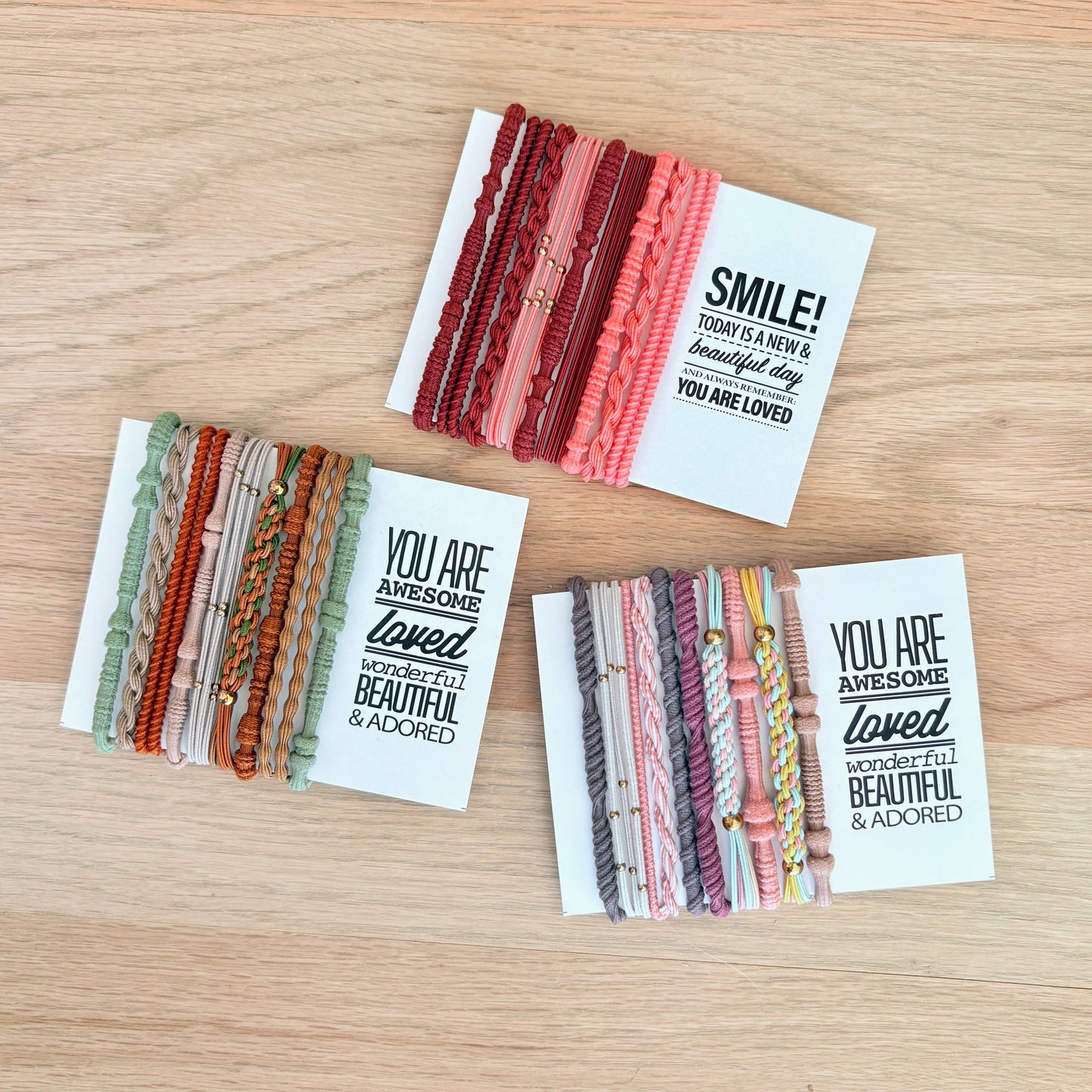 Boho Hair Ties | Blue & Purple