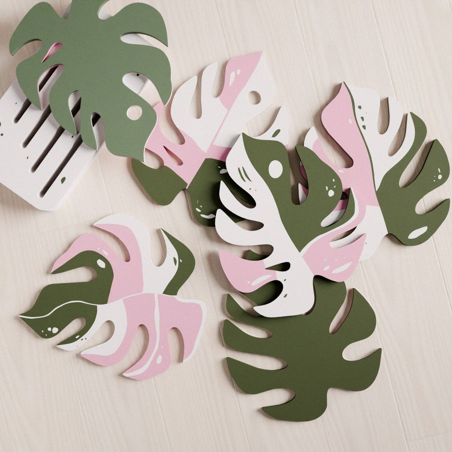 Monstera Coaster Set