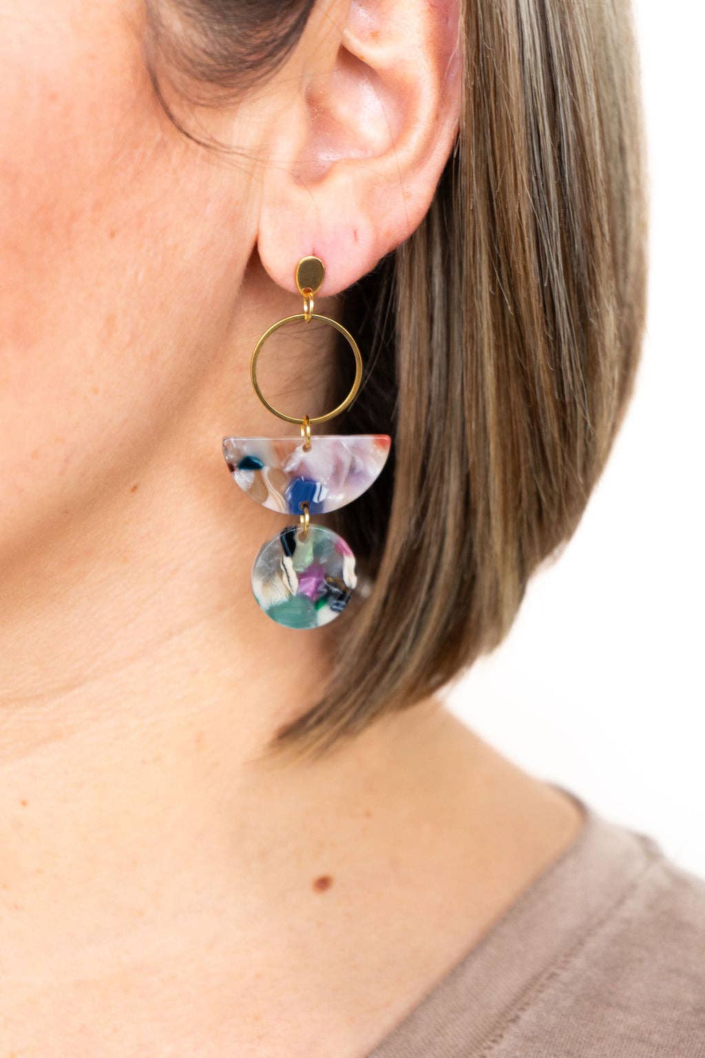 Wren Earrings - Multicolor // Jewelry, Gifts, Fall