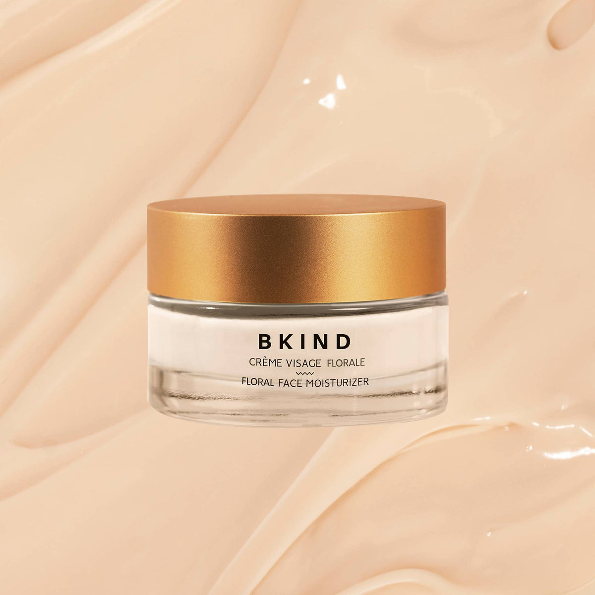 Floral face moisturizer with Hyaluronic Acid
