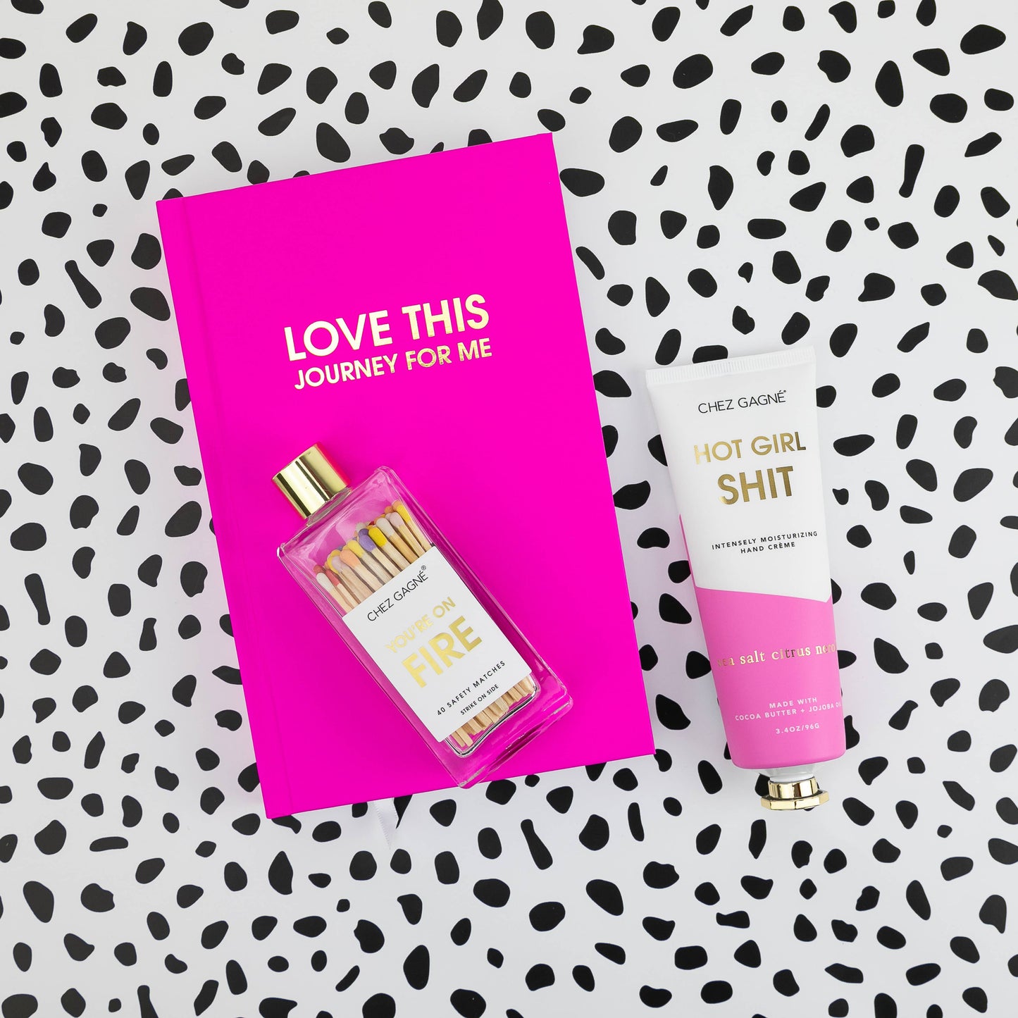 You're on Fire - Glass Bottle Safety Matches - Rainbow/Multi