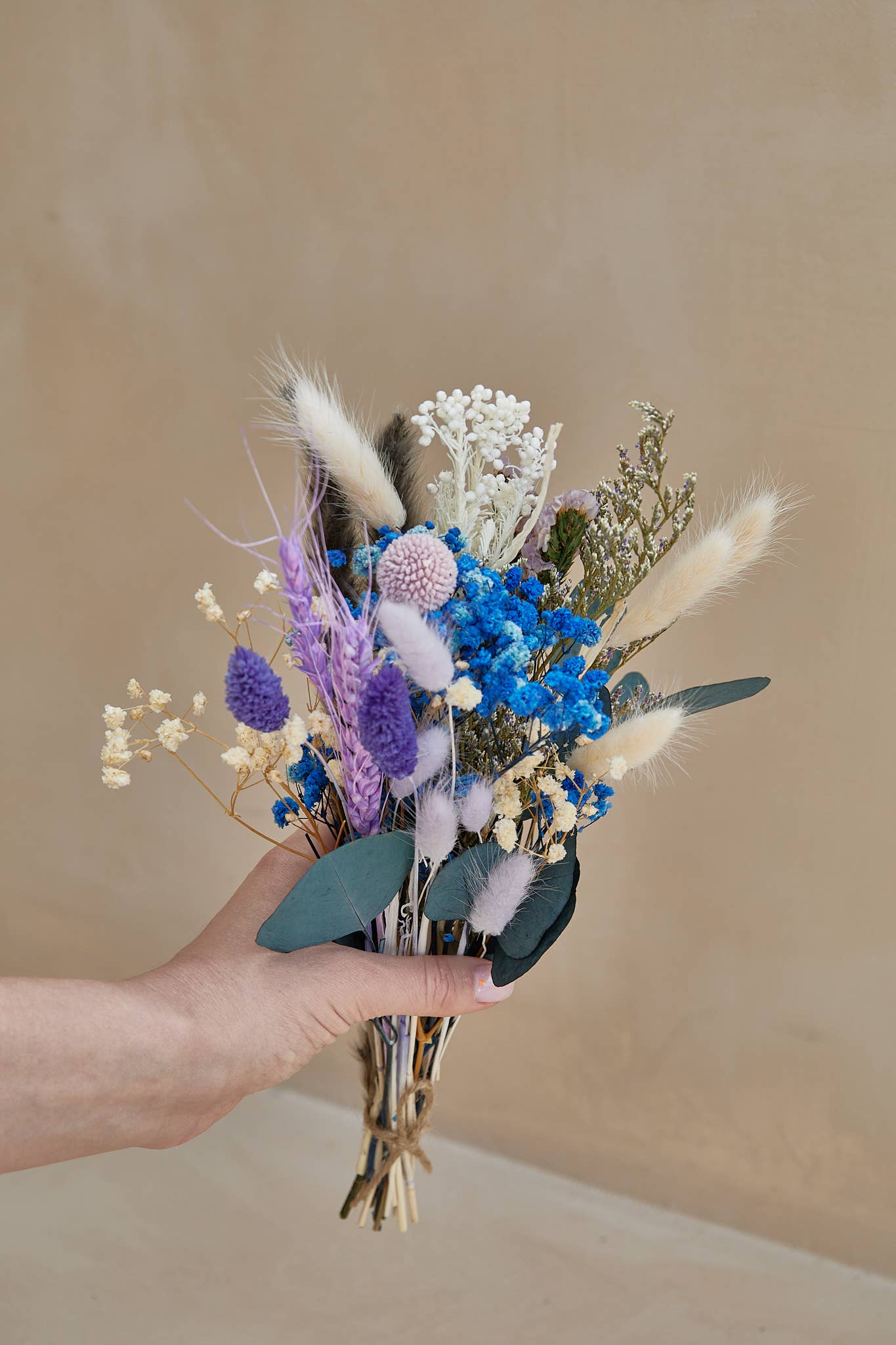 Small Dried Flower Bouquets - Pink