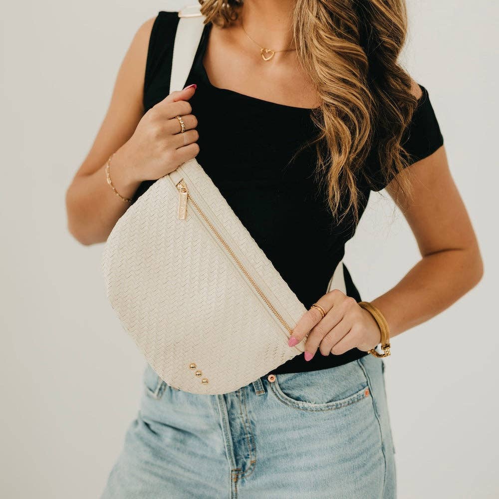 Diagonal Woven Westlyn Bum Bag