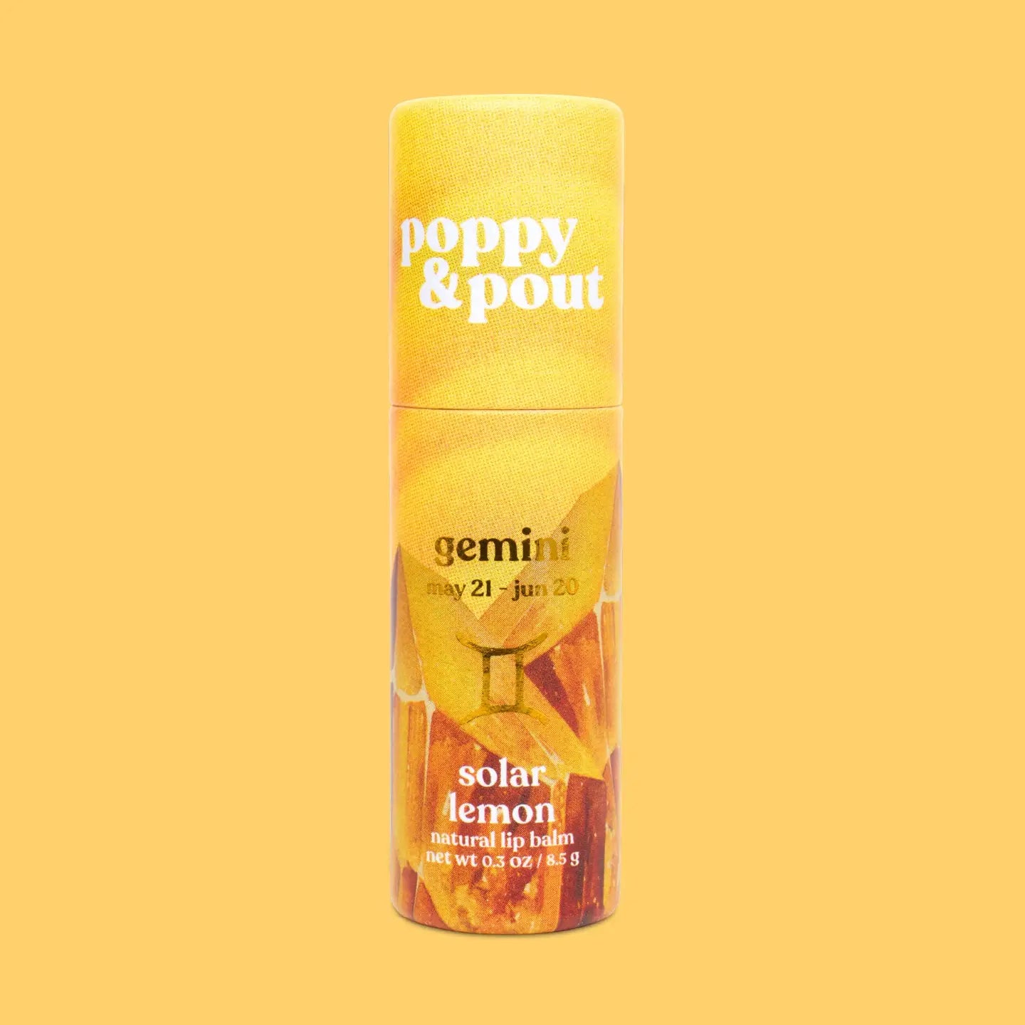 Lip Balm, Zodiac, Gemini Solar Lemon