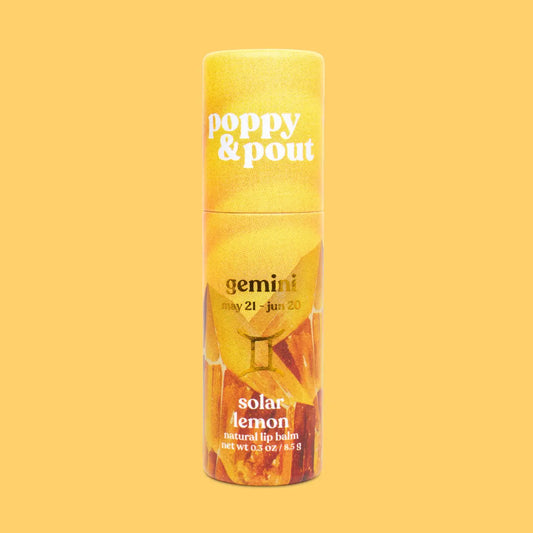 Lip Balm, Zodiac, Gemini Solar Lemon